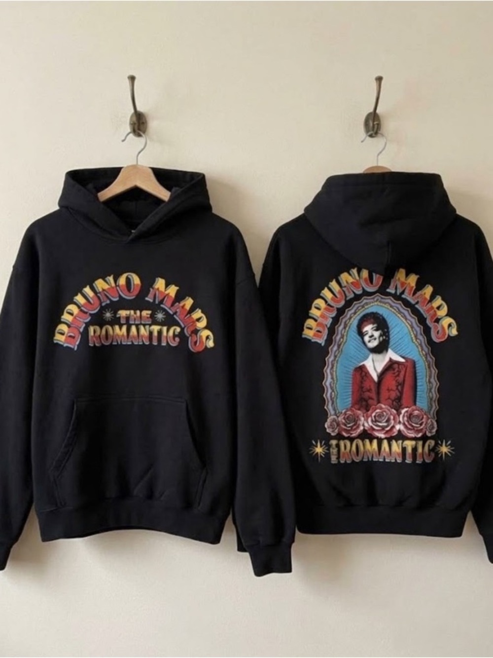 Gildan 'The Romantic' Hoodie, Retro Bruno Mars Graphic, Gift For Music Lover